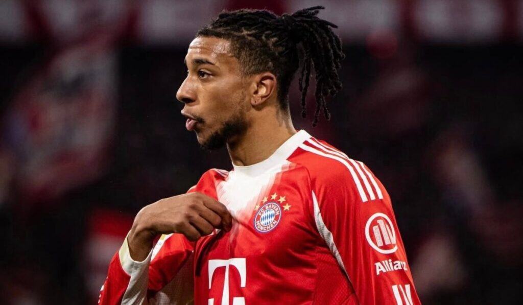Estrella del Bayern Múnich rompe el negocio del fútbol y juega sin patrocinador Michael Olise se posiciona como uno de los jugadores más productivos del fútbol europeo