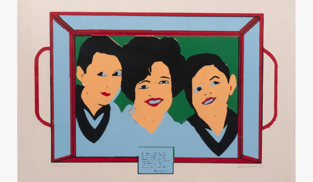 Grandes maestros del arte colombiano vuelven a escena en una nueva subasta en Bogotá Obra de Beatriz González