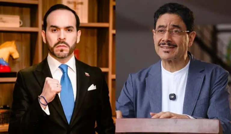 Candidatos Abelardo de la Espriella e Iván Cepeda