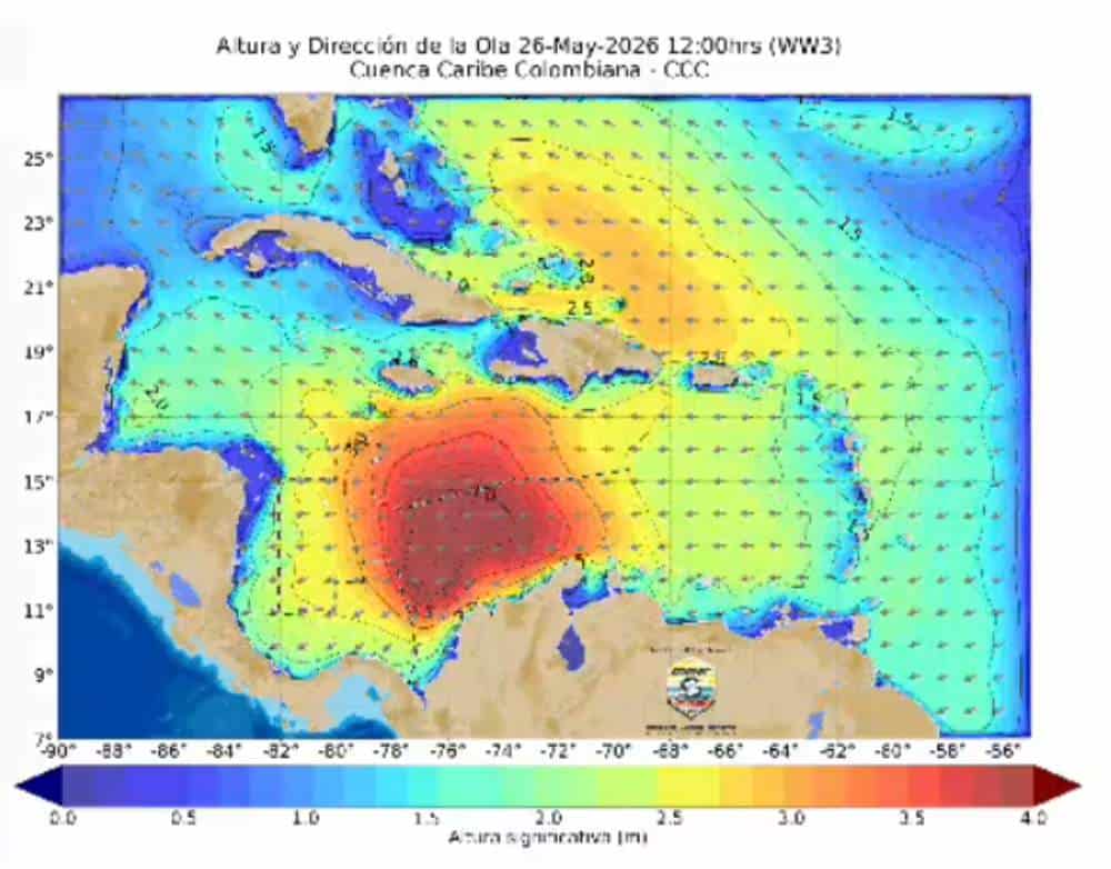 Alerta en varias capitales del Caribe colombiano por fuertes lluvias, tormentas eléctricas y oleaje (1) Alerta en varias capitales del Caribe colombiano por fuertes lluvias, tormentas eléctricas y oleaje durante varios días