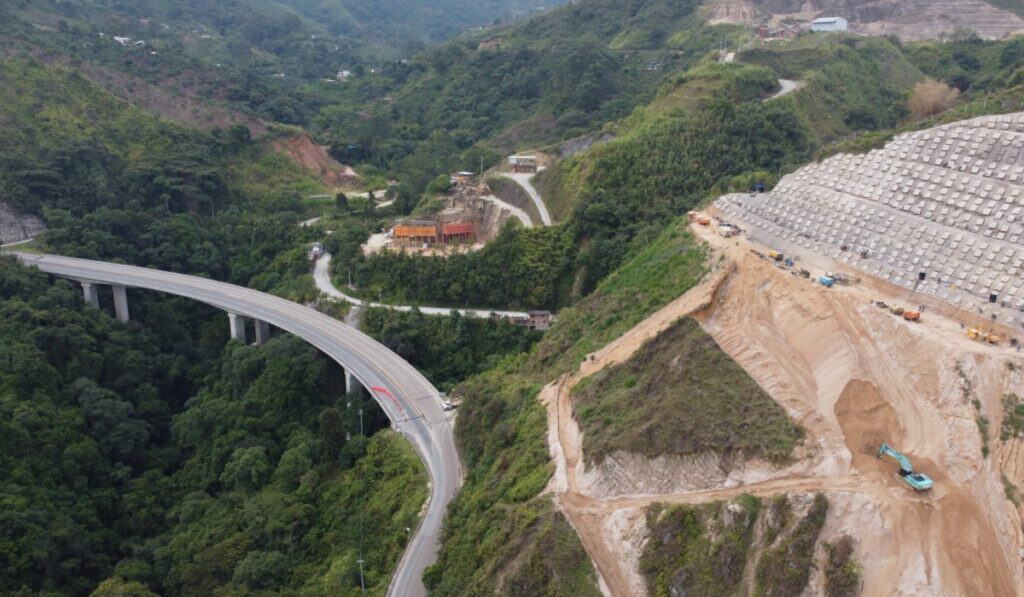 Proyecto en Las Areneras registró avance de 60 %; ayudaría al transporte en el suroccidente de Colombia Proyecto en Las Areneras. Imagen: Concesionaria Pacífico 1
