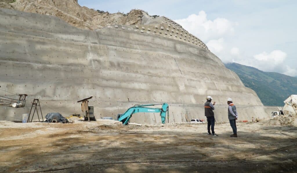 Proyecto en Las Areneras registró avance de 60 %; ayudaría al transporte en el suroccidente de Colombia Proyecto en Las Areneras. Imagen: Concesionaria Pacífico 1