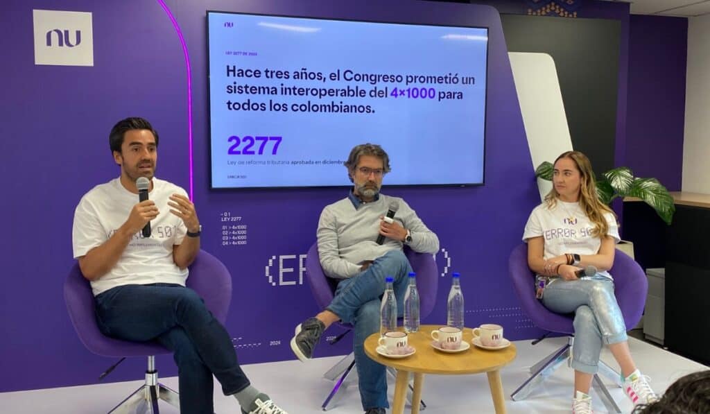 Nu Colombia devolverá 4x1.000 a clientes que abran CDT: así podrá aplicar Colombia Fintech y Nu Colombia piden implementación de la ley que cambia el 4x1000