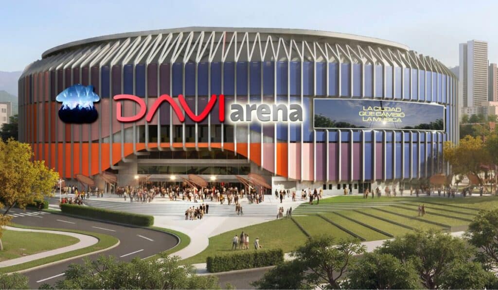Daviarena nueva arena de Medellín y Valle de Aburrá