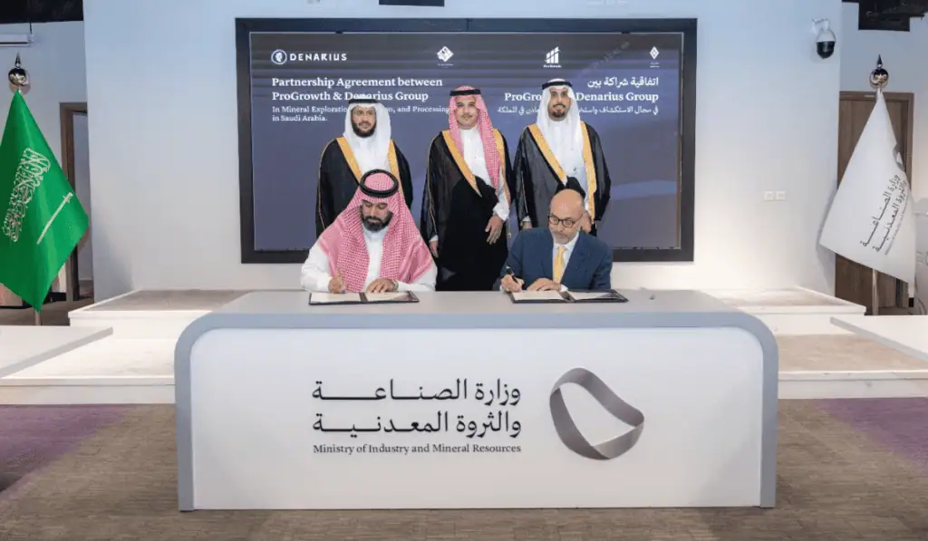 Denarius Metals anuncia la creación de sus dos primeras compañías en Arabia Saudita en alianza con ProGrowth Alianza entre ProGrowth y Denarius Metals