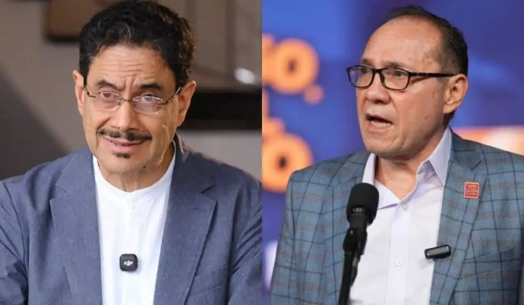 Abren investigación contra el ministro de Trabajo por presunta participación indebida en política en favor de Iván Cepeda Iván Cepeda y Antonio Sanguino