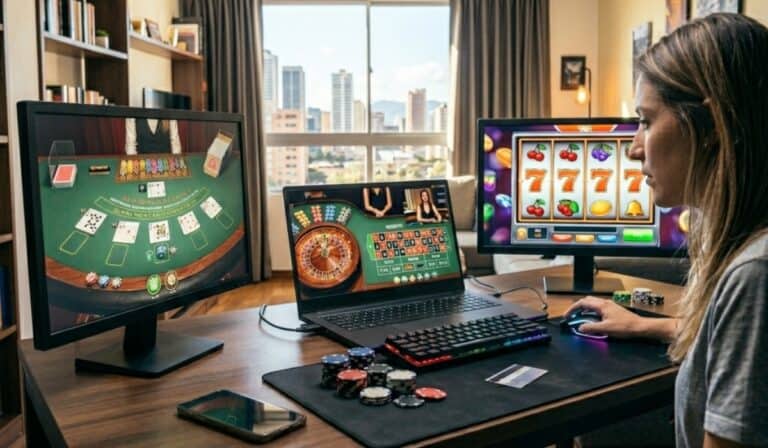 Mercado de apuestas en línea en Colombia se expande con la llegada de nuevo proveedor de juegos de azar Apuestas en línea. Imagen generada con IA de Gemini con fines ilustrativos.