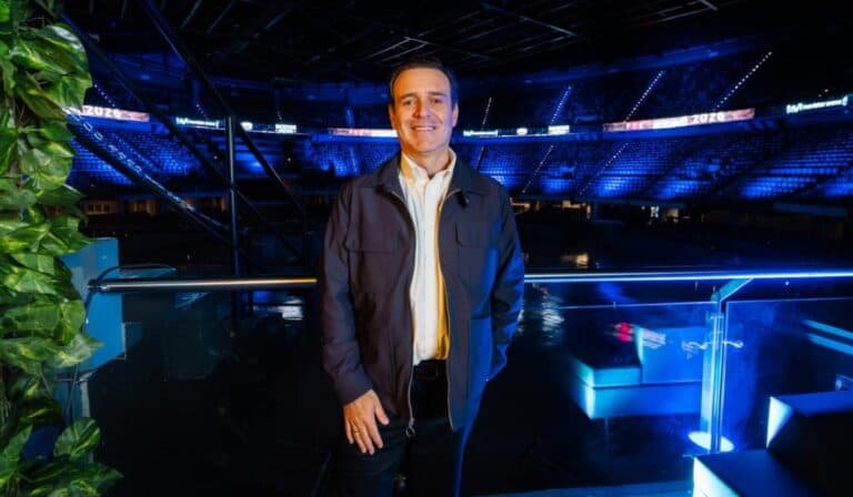 Entrevista | Movistar Arena proyecta superar por primera vez el millón de asistentes: revela inversiones y presiones por altos costos Luis Guillermo Quintero, gerente general del Movistar Arena