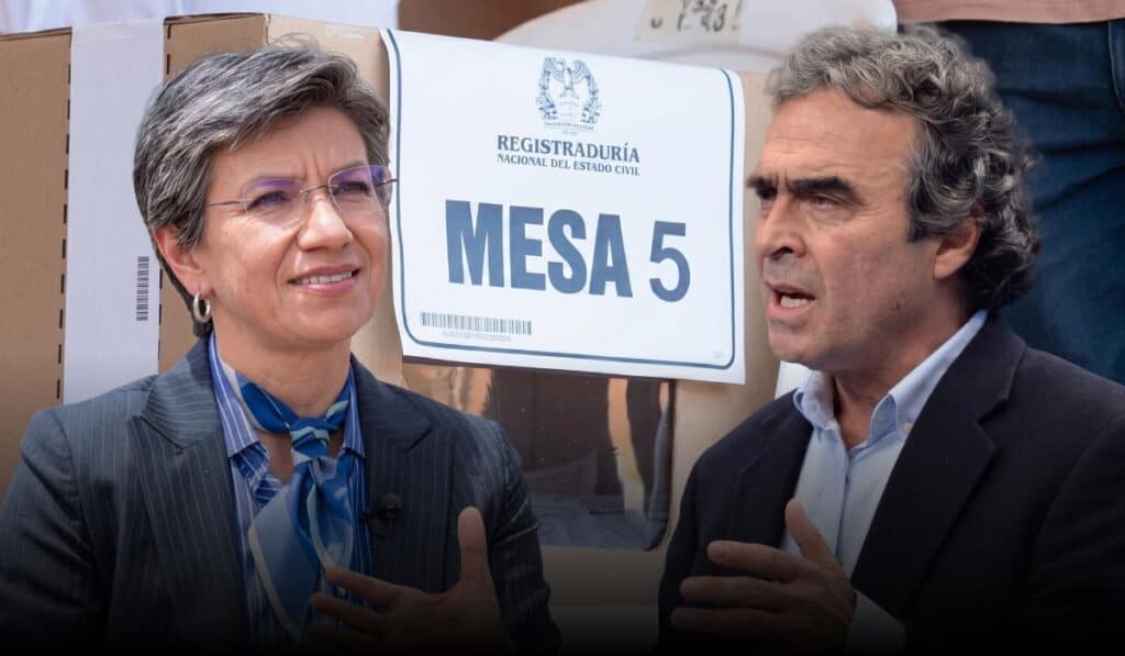 El futuro del centro político: ¿hacia dónde irán los votos de Fajardo y Claudia López? Claudia López y Sergio Fajardo.