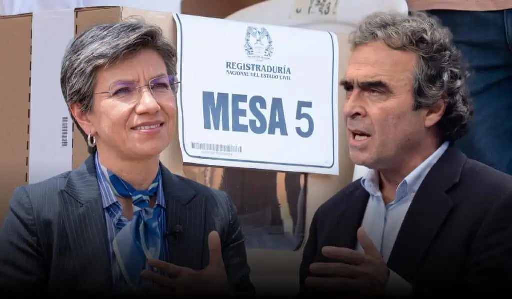 El futuro del centro político: ¿hacia dónde irán los votos de Fajardo y Claudia López? Claudia López y Sergio Fajardo.