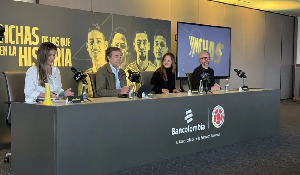 Bancolombia presentó nuevas experiencias para hinchas y tarjetas inspiradas en la Selección rumbo al Mundial Bancolombia presentó nuevas experiencias para hinchas y tarjetas inspiradas en la Selección