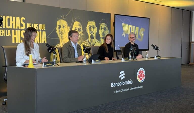 Bancolombia presentó nuevas experiencias para hinchas y tarjetas inspiradas en la Selección rumbo al Mundial Bancolombia presentó nuevas experiencias para hinchas y tarjetas inspiradas en la Selección
