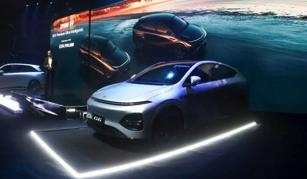 La marca de vehículos chinos Xpeng llega a Colombia con dos SUV eléctricas: precios arrancan en $150 millones Xpeng SUV G6. Foto: Xpeng.