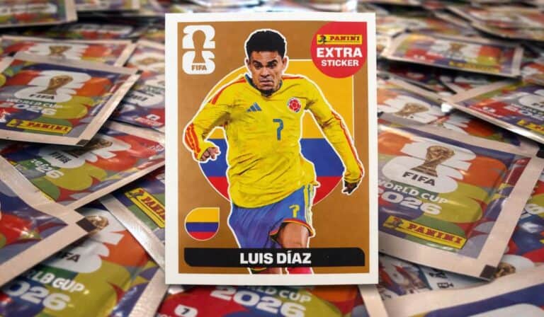 La lámina de Luis Díaz del Panini que vale $200.000: Coleccionistas podrían pagar mucha plata La lámina de Luis Díaz del Panini que vale $200.000
