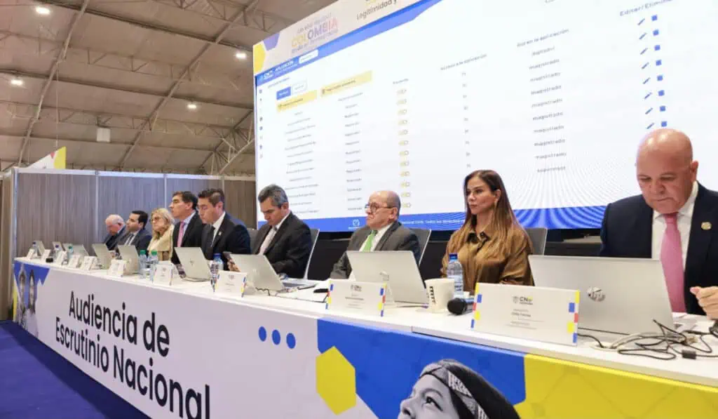 Atención | Abelardo de la Espriella es oficialmente el nuevo presidente de Colombia: CNE confirma resultados de escrutinio Audiencia de escrutinio nacional CNE