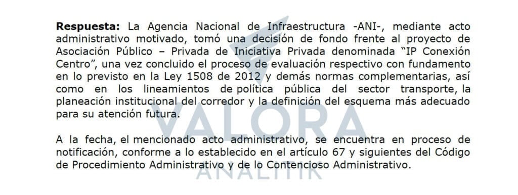Exclusiva | Petro archivó nuevo megaproyecto para Autopistas del Café pese a que evaluador técnico lo aprobó y la ANI lo sabía Documento ANI 2