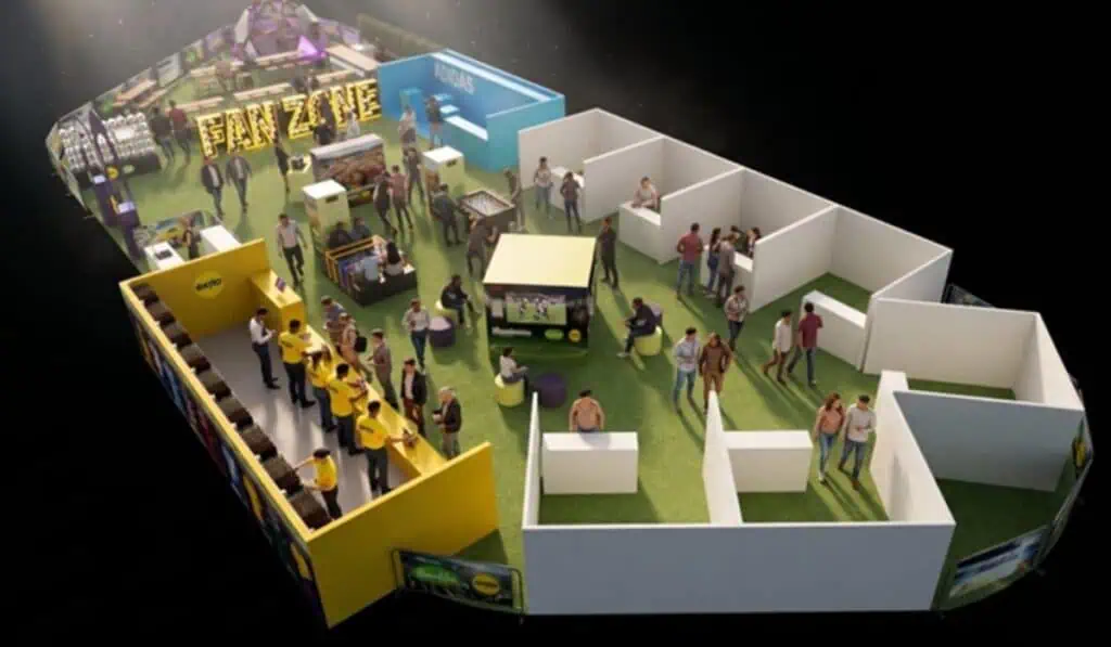 Así es Fan Zone, el nuevo espacio en Viva Envigado para ver partidos del Mundial 2026 Fan Zone