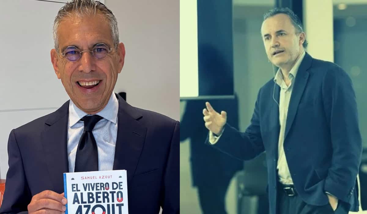 Home - Valora Analitik Samuel Azout, empresario; y Alejandro Salazar, CEO de Breakthrough. Imagen: Redes sociales de Samuel Azout (@samuelazout) y acevedoandres.com