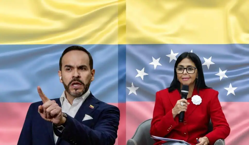 Venezuela reconoce al gobierno electo de De la Espriella y llama a la cooperación entre ambos países Abelardo de la Espriella y Delcy Rodríguez. Imagen: Abelardo de la Espriella y Prensa Presidencial de Venezuela.