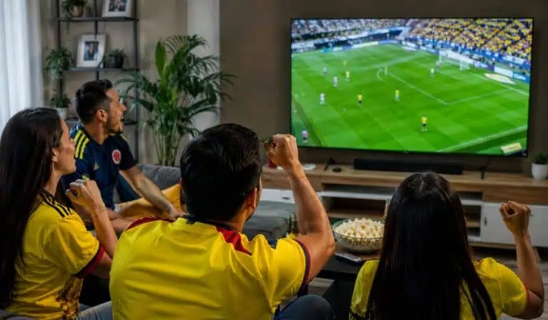 Seis de cada diez colombianos están viendo el Mundial desde casa