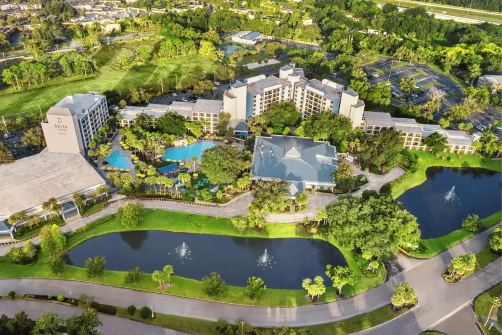 Kissimmee renueva su oferta turística para el verano de 2026 y refuerza su conexión con el mercado colombiano Delta Hotels Orlando Celebration. Foto: Hoteles Marriott.