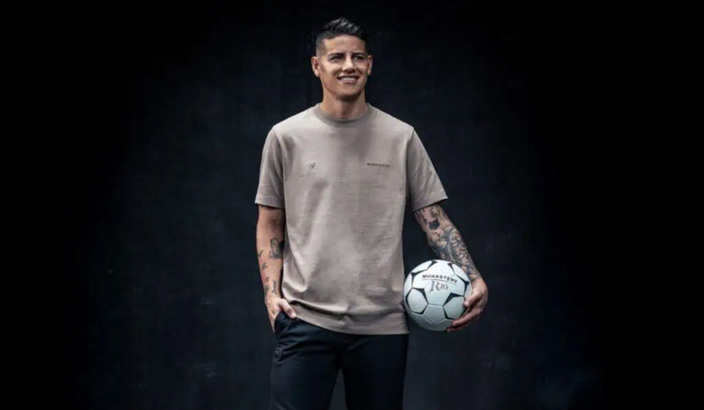 James Rodríguez lanza proyecto para el Mundial 2026 y promete donar el 100 % de las ventas James Rodríguez lanza proyecto para el Mundial 2026 y promete donar el 100 % de las ventas