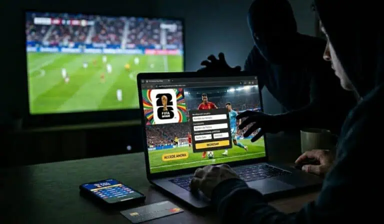 Alertan por páginas falsas para ver el Mundial 2026