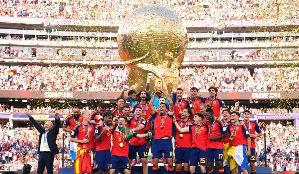 España se corona campeona del Mundial 2026 tras derrotar 1-0 a Argentina en tiempo complementario España 2026