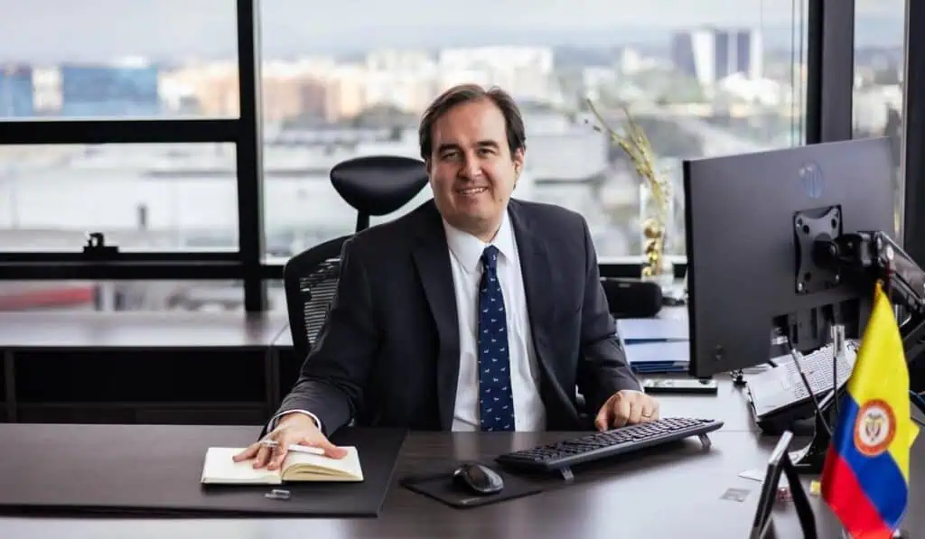 Solo el 0,53 % de las empresas en Colombia exportan; pero hay más de 23.000 con potencial de vender al mundo Nicolás Botero-Páramo, presidente de Confecámaras. Foto_ Confecámaras