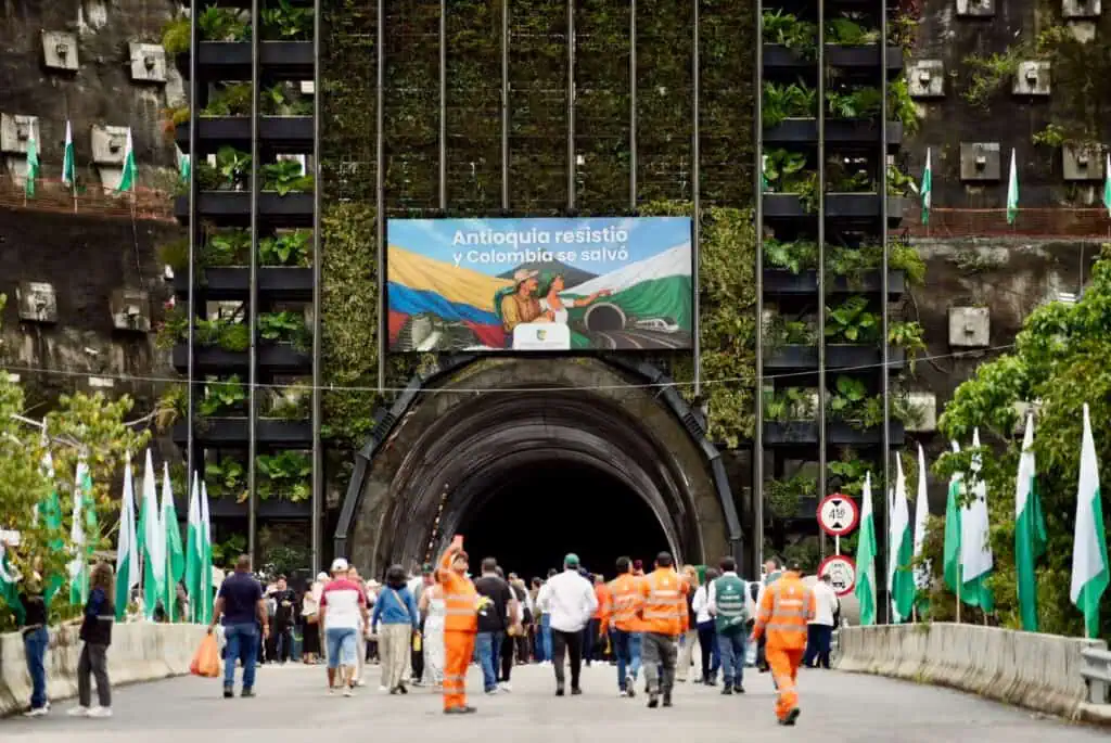 Tunel del Toyo “Antioquia resistió y Colombia se salvó”: fuerte discurso de Abelardo en Túnel del Toyo, obra que ordena priorizar en su gobierno