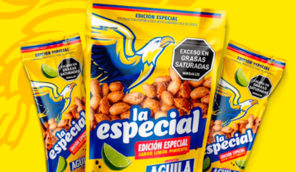 Cerveza Águila y Maní La Especial lanzan snack de edición limitada para la temporada futbolera Nuevo snack de Cerveza Águila y Maní La Especial.