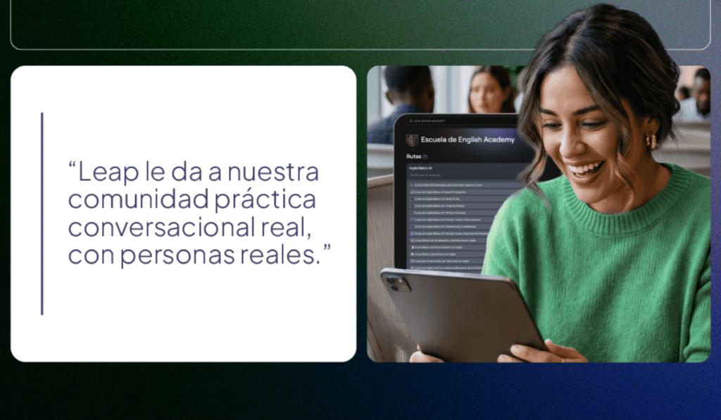 Platzi refuerza su estrategia de formación en inglés tras adquirir la tecnología de Leap Platzi refuerza su estrategia de formación