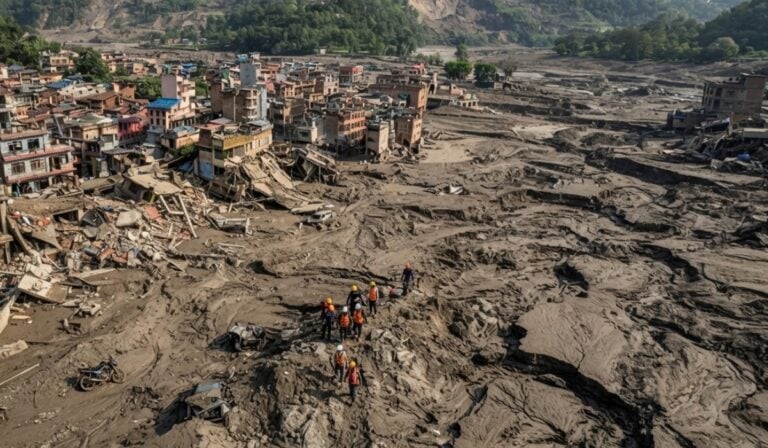Devastadoras inundaciones en Nepal dejan cientos de desaparecidos, entre ellos 291 extranjeros Avalancha en Nepal.