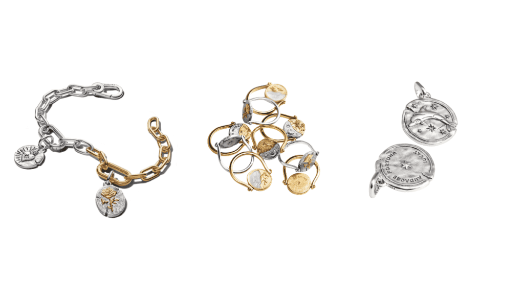 Pandora amplía su colección Talisman con nuevos anillos y cadenas junto a Danna Paola Colección Talisman de Pandora