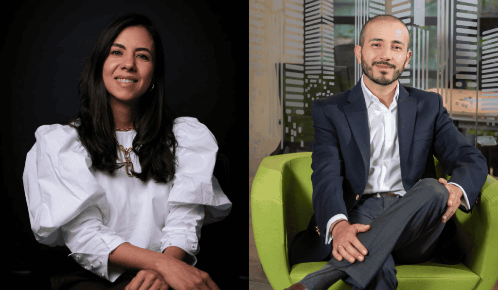Llega nueva edición del Congreso de Inversión y Desarrollo Inmobiliario de ColCapital y Camacol ByC en Bogotá Daniela Sotello, gerente de la Cámara de Inversión Inmobiliaria de ColCapital / Edwin Chiriví, gerente de Camacol Bogotá y Cundinamarca.