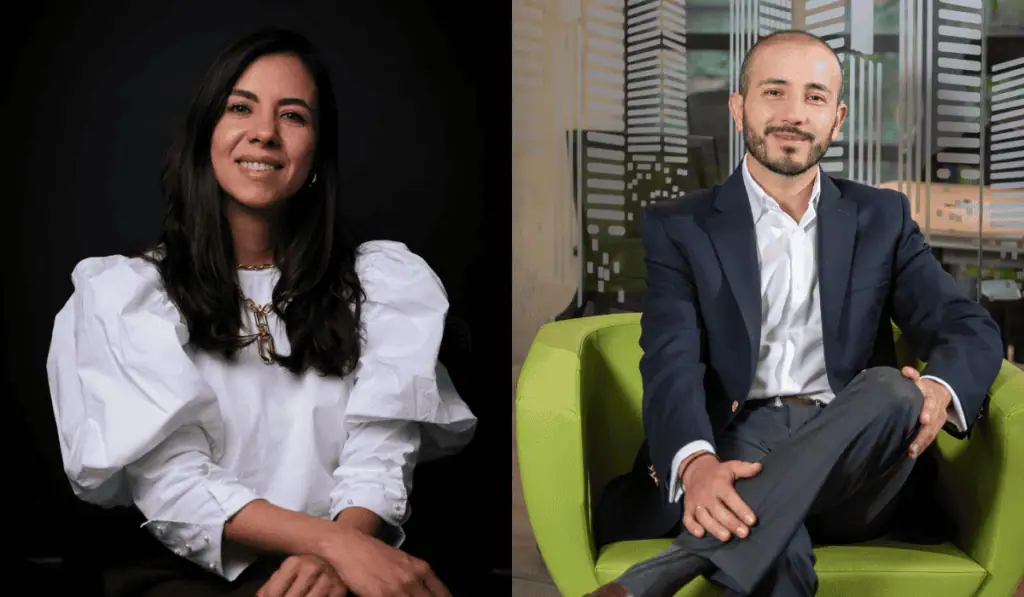 Llega nueva edición del Congreso de Inversión y Desarrollo Inmobiliario de ColCapital y Camacol ByC en Bogotá Daniela Sotello, gerente de la Cámara de Inversión Inmobiliaria de ColCapital / Edwin Chiriví, gerente de Camacol Bogotá y Cundinamarca.