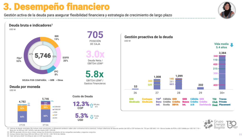 “La realidad es que no hay suficiente gas”: Chief Financial Officer del Grupo Energía Bogotá Imagen: GEB