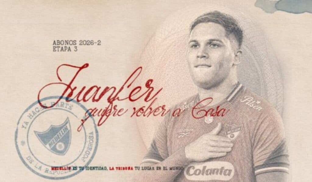Independiente Medellín acordó el regreso de Juanfer Quintero y puso una meta: llegar a 40.000 abonados Independiente Medellín acordó el regreso de Juanfer Quintero