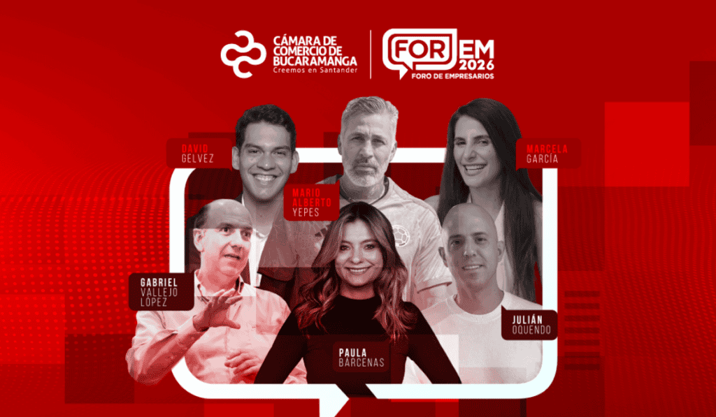 Llega Forem 2026, el foro empresarial más importante del oriente colombiano organizado por la Cámara de Comercio de Bucaramanga Llega Forem 2026, el foro empresarial más importante del oriente colombiano organizado por la Cámara de Comercio de Bucaramanga