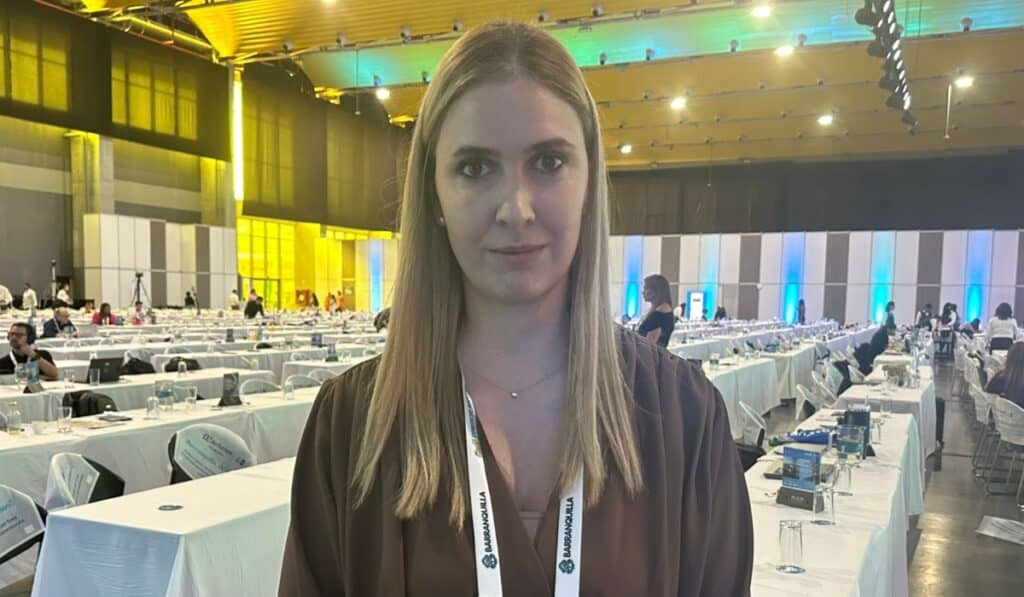 “El combustible de aviación es el único de uso industrial que paga IVA de 19 %”: IATA Colombia Paula Bernal, country manager de IATA Colombia. Imagen: Valora Analitik
