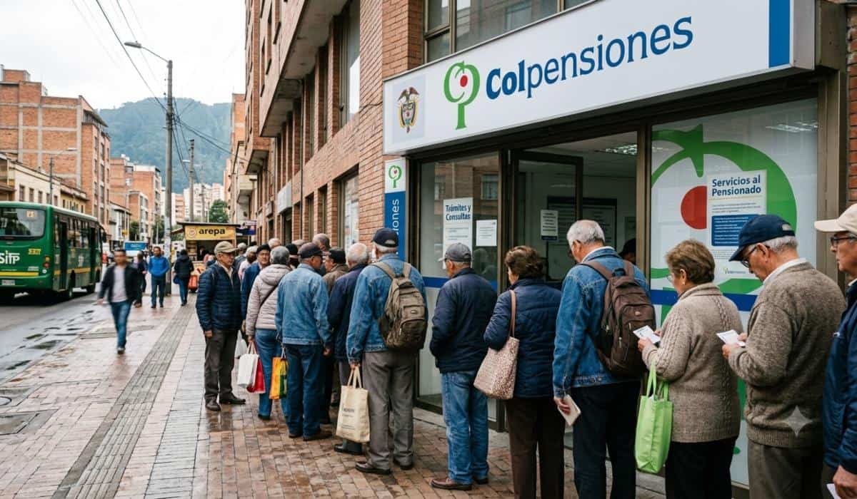 Reclamo de pensionados en Colombia a Colpensiones
