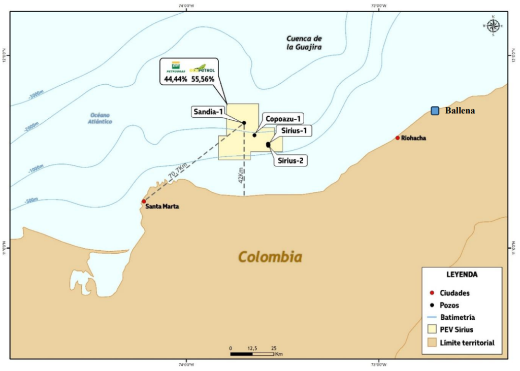 Así es Sandía, el nuevo megaproyecto de gas que se halló en Colombia y que sería clave para el autoabastecimiento Imagen: Ecopetrol