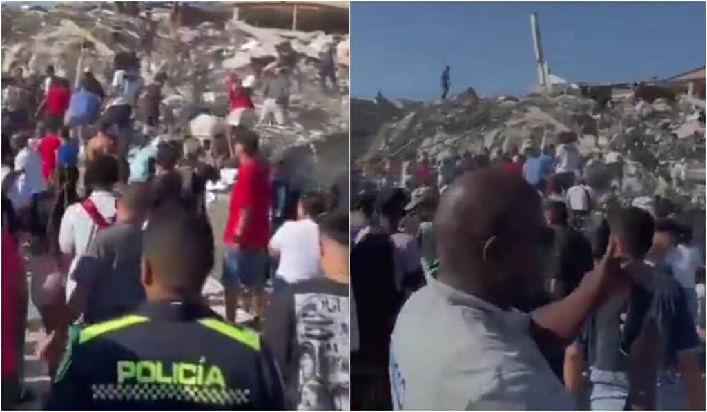 Sismo en Colombia: primer balance en Cali confirma estructuras colapsadas y personas atrapadas Sismo en Colombia: primer balance en Cali confirma estructuras colapsadas y personas atrapadas
