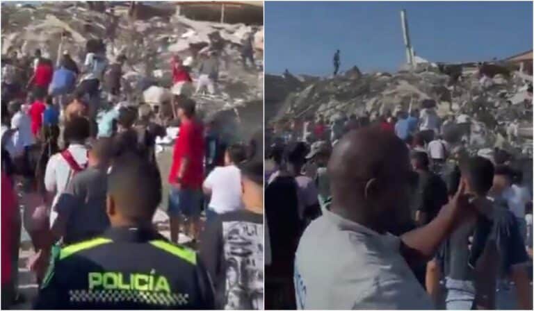 Sismo en Colombia: primer balance en Cali confirma estructuras colapsadas y personas atrapadas Sismo en Colombia: primer balance en Cali confirma estructuras colapsadas y personas atrapadas