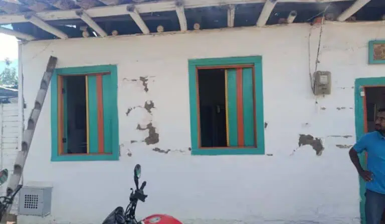 Viviendas afectadas en El Cairo Valle del Cauca