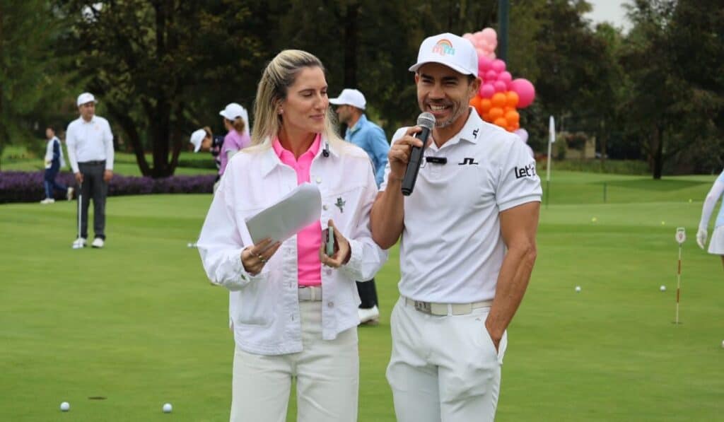 Camilo Villegas reunirá al golf colombiano para apoyar hospital afectado por el terremoto Camilo Villegas y su esposa, María Ochoa