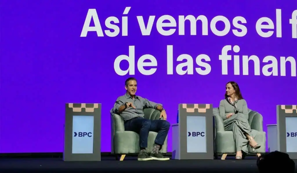 Relevante | Nu invertirá $5 billones en Colombia en próximos cinco años; superó seis millones de clientes David Vélez, CEO de Nu; y Marcela Torres, gerente de Nu colombia