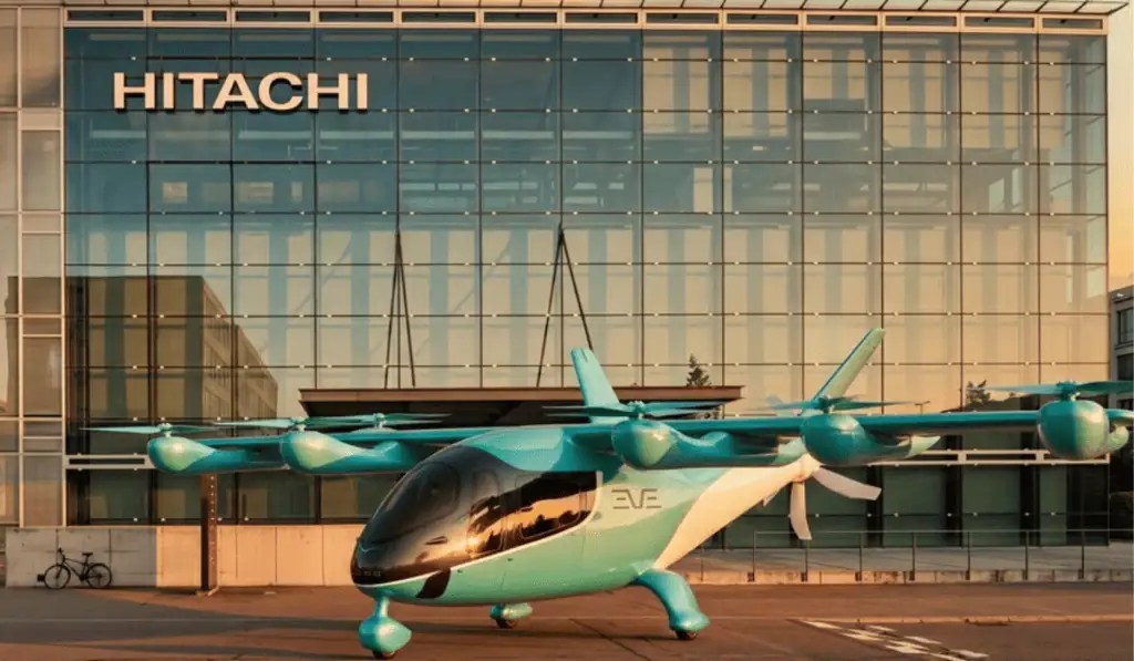 El nuevo y revolucionario desarrollo de Hitachi Energy y Eve Air Mobility que impulsará la movilidad aérea urbana del mundo El nuevo y revolucionario desarrollo de Hitachi Energy y Eve Air Mobility