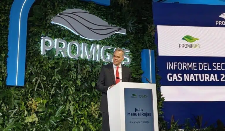 Potencial de inversión en la industria gasífera colombiana podría llegar a US$9.000 millones a finales de 2030 Foto: Juan Manuel Rojas, presidente de Promigas