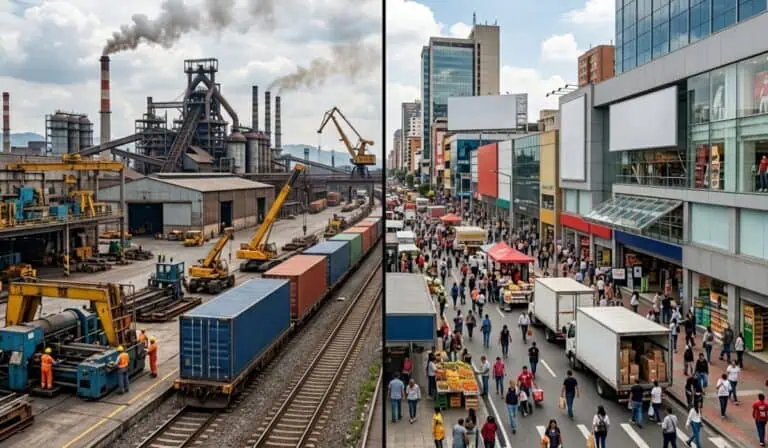 Comercio en Colombia mantuvo su crecimiento en julio mientras la industria manufacturera profundizó su caída Comercio en Colombia